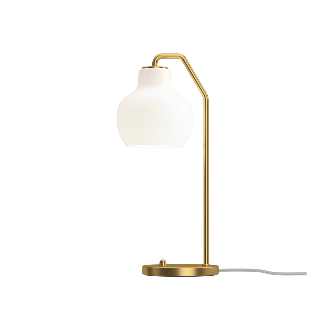 Louis Poulsen VL Ring Crown stolní lampa Brass/Opal Glass Ø 150