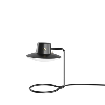 Louis Poulsen AJ Oxford stolní lampa Metal Black/Opal Glass 280 mm