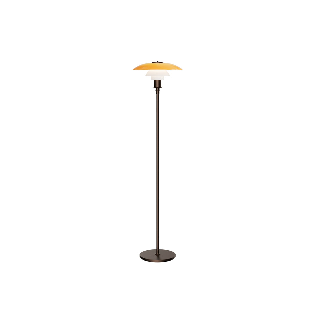 Louis Poulsen PH 3½-2½ stojací lampa Centenary Edition Amber Opal White