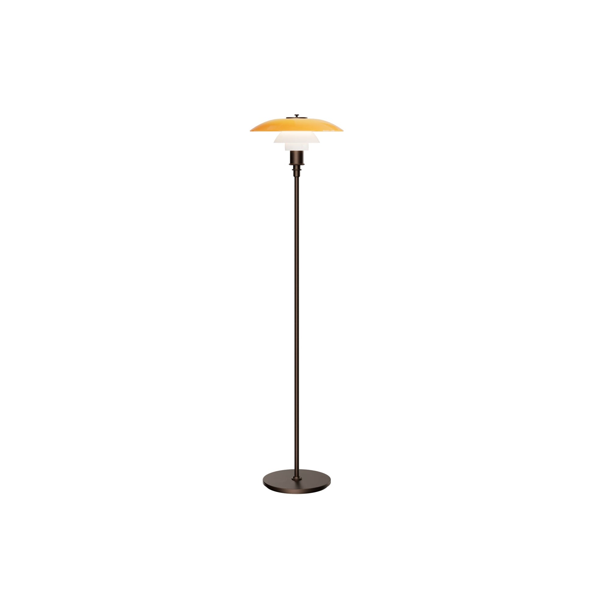 Louis Poulsen PH 3½-2½ stojací lampa Centenary Edition Amber Opal White