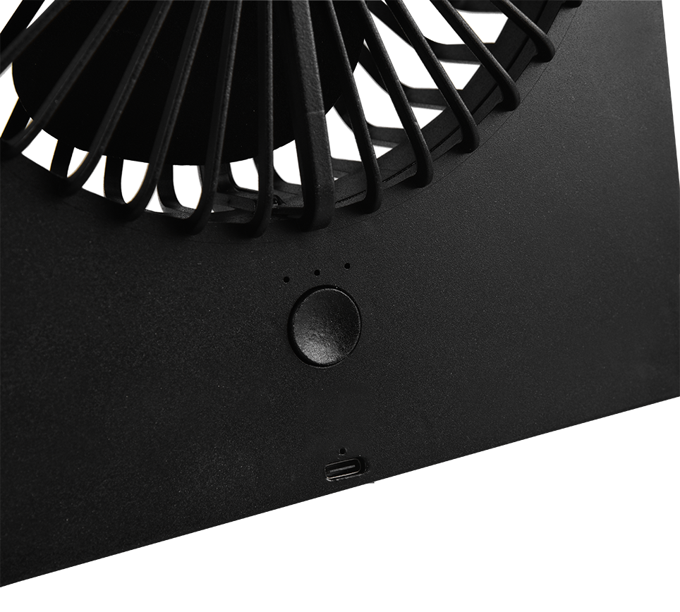 BREEZY | Ventilator | Black | Plastic