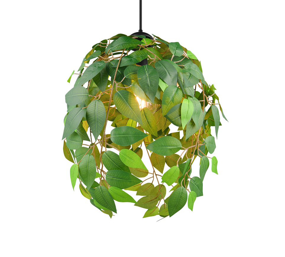 LEAVY | Pendant | Black mat | Metal