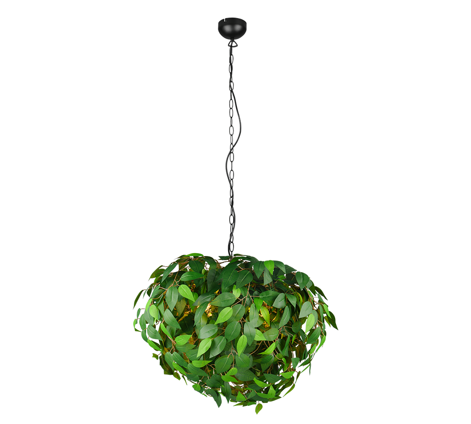 LEAVY | Pendant | Black mat | Metal