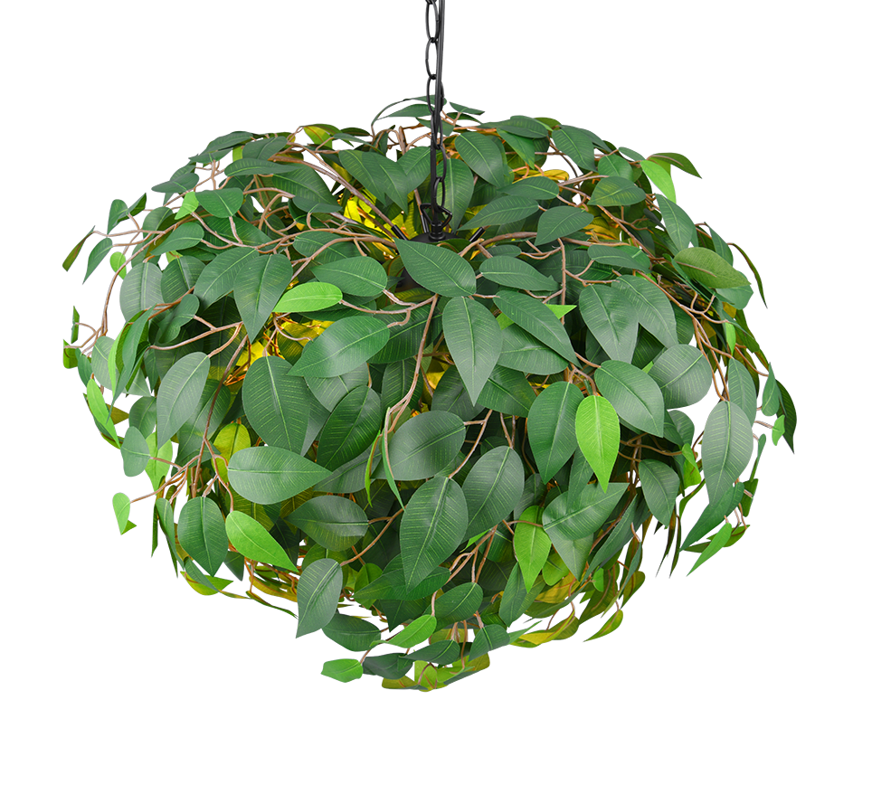 LEAVY | Pendant | Black mat | Metal