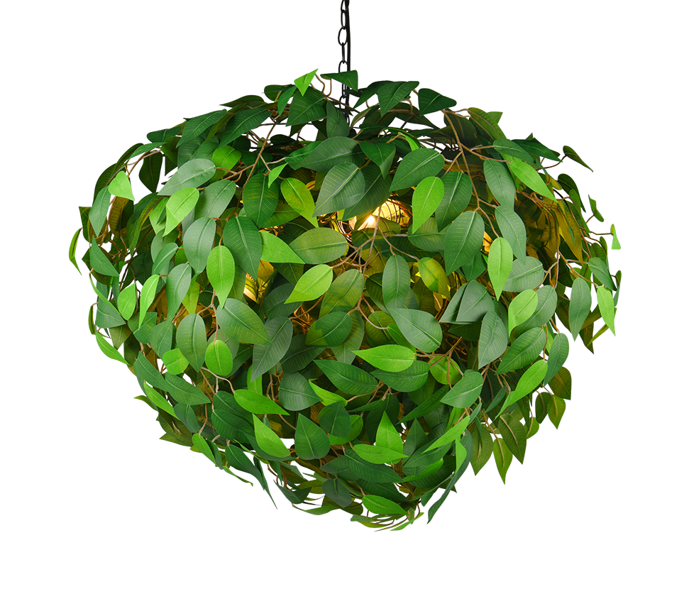 LEAVY | Pendant | Black mat | Metal