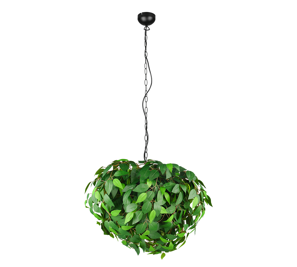 LEAVY | Pendant | Black mat | Metal