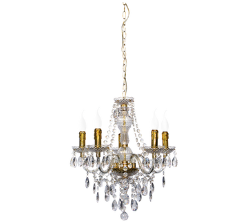 LÜSTER | Chandelier | Brass polished | Metal
