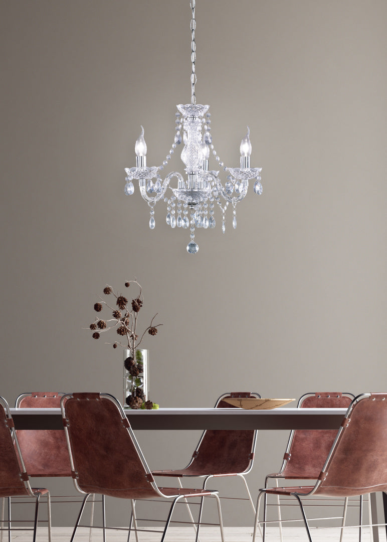 LÜSTER | Chandelier | Chrome | Metal