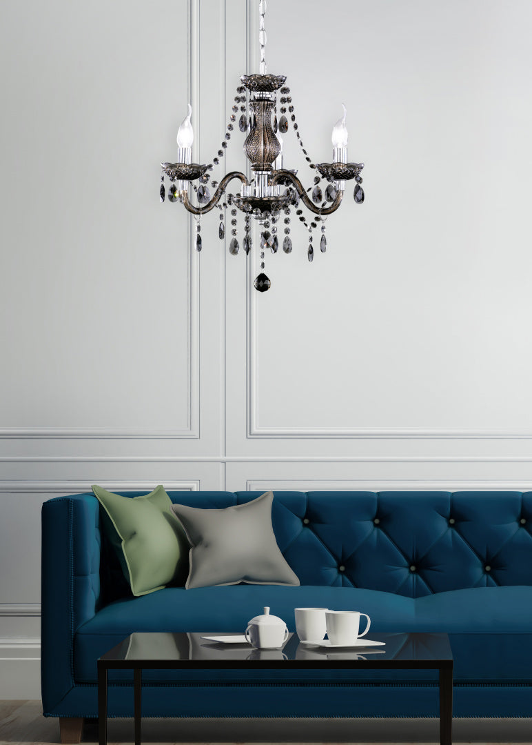 LÜSTER | Chandelier | Chrome | Metal