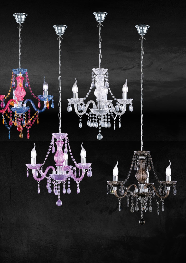 LÜSTER | Chandelier | Chrome | Metal