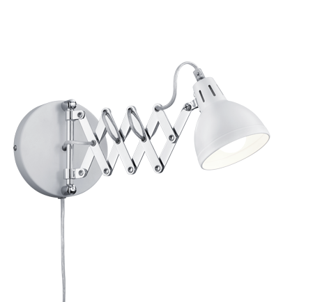 SCISSOR | Wall lamp | White mat | Metal