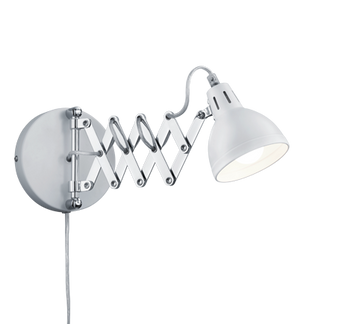 SCISSOR | Wall lamp | White mat | Metal