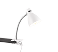 HARVEY | Clamping lamp | White mat | Metal