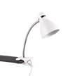 HARVEY | Clamping lamp | White mat | Metal