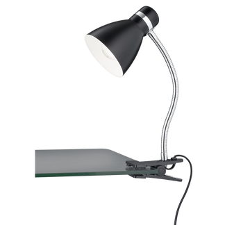 HARVEY | Clamping lamp | Black mat | Metal