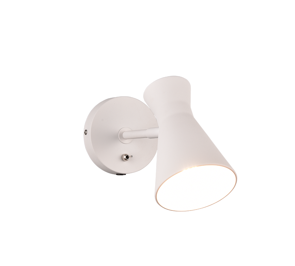 ENZO | Wall lamp | White mat | Metal