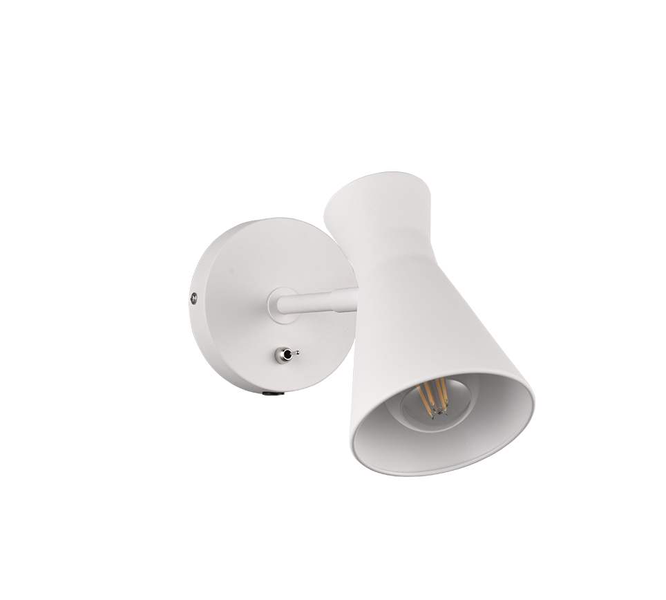 ENZO | Wall lamp | White mat | Metal