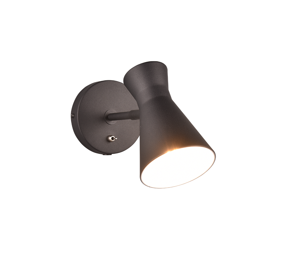 ENZO | Wall lamp | Black mat | Metal