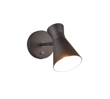 ENZO | Wall lamp | Black mat | Metal