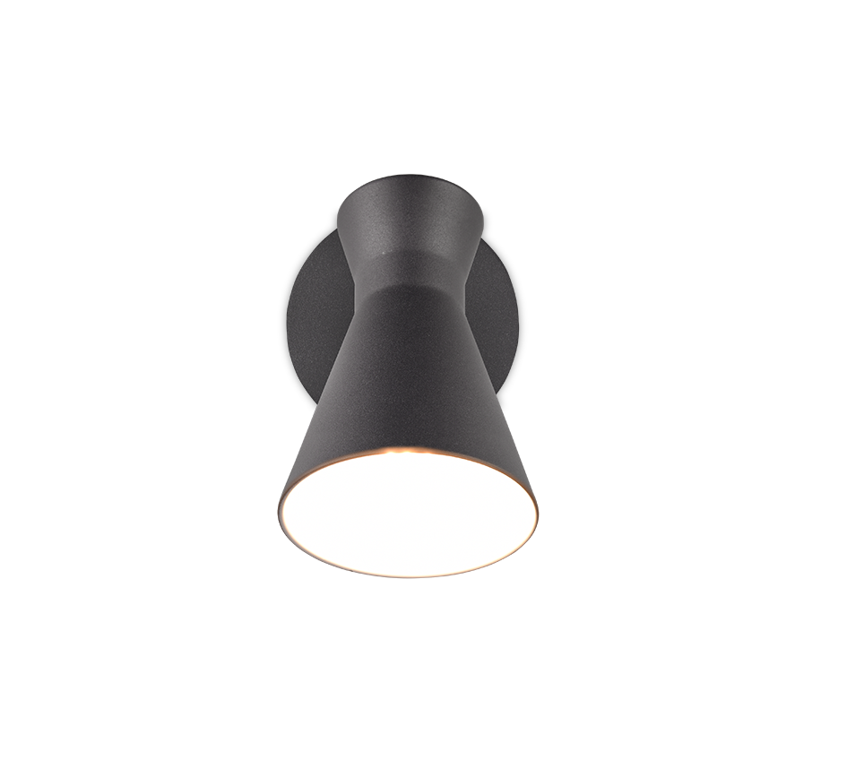 ENZO | Wall lamp | Black mat | Metal