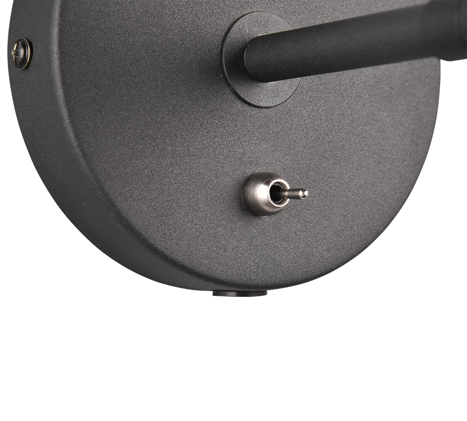 ENZO | Wall lamp | Black mat | Metal