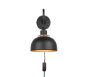 PUNCH | Wall lamp | Black mat | Metal