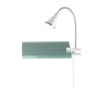 ARRAS | Clamping lamp | White | Plastic
