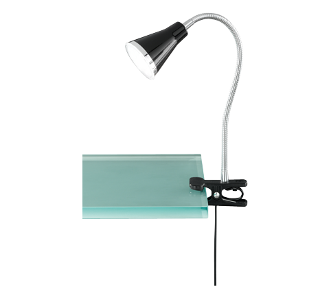 ARRAS | Clamping lamp | Black | Plastic