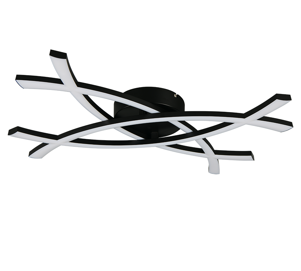 POLLOCK | Wall lamp | Black mat | Plastic