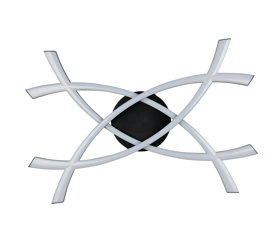 POLLOCK | Wall lamp | Black mat | Plastic