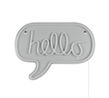 HELLO | Wall lamp | Transparent clear | Plastic