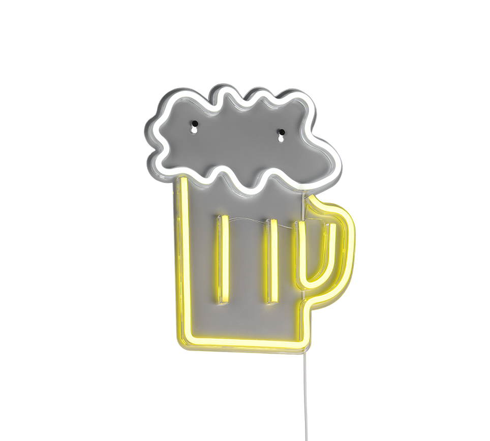 BEER | Wall lamp | Transparent clear | Plastic