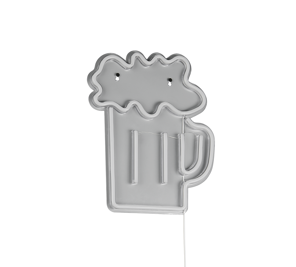 BEER | Wall lamp | Transparent clear | Plastic