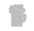 BEER | Wall lamp | Transparent clear | Plastic