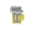 BEER | Wall lamp | Transparent clear | Plastic