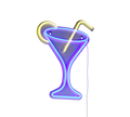 CHEERS | Wall lamp | Transparent clear | Plastic