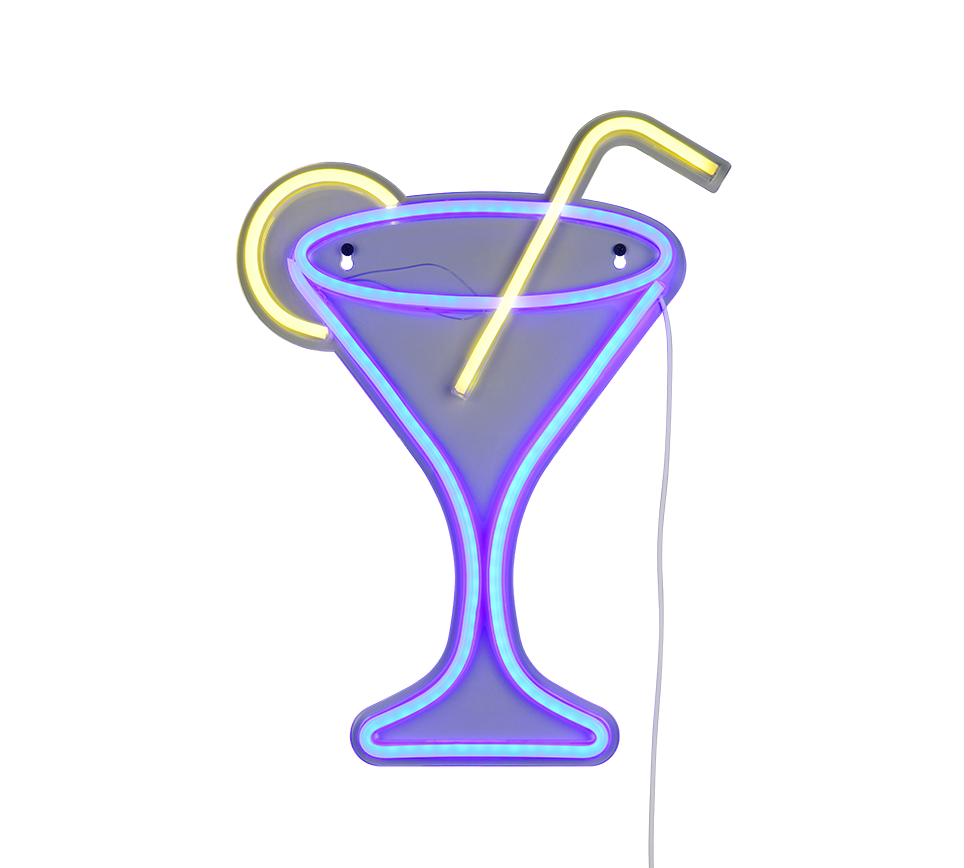 CHEERS | Wall lamp | Transparent clear | Plastic