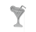 CHEERS | Wall lamp | Transparent clear | Plastic