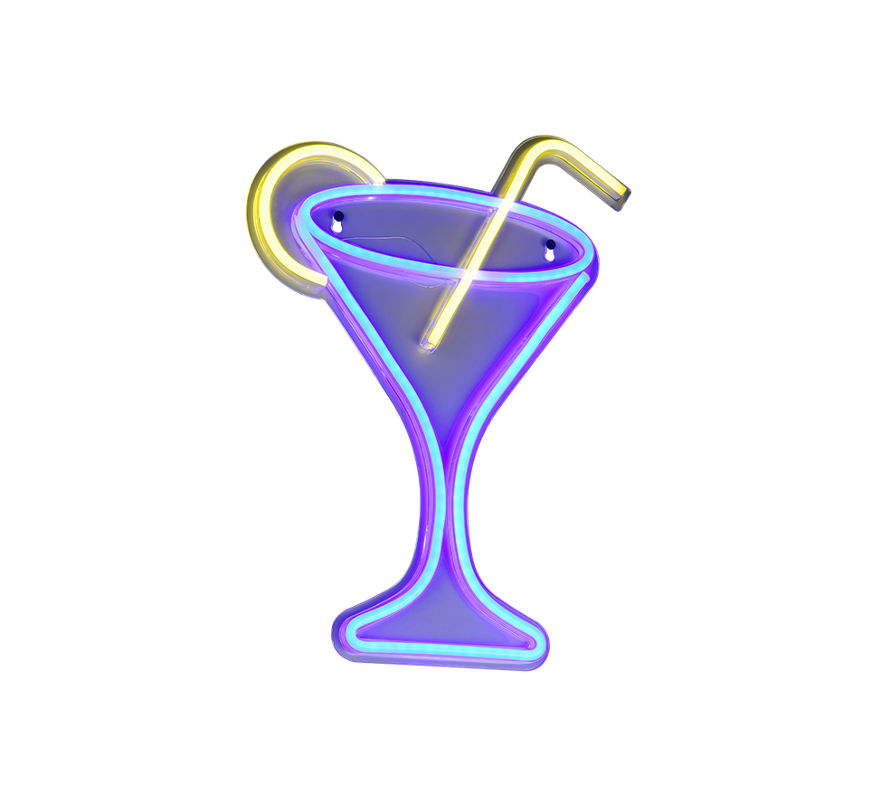 CHEERS | Wall lamp | Transparent clear | Plastic