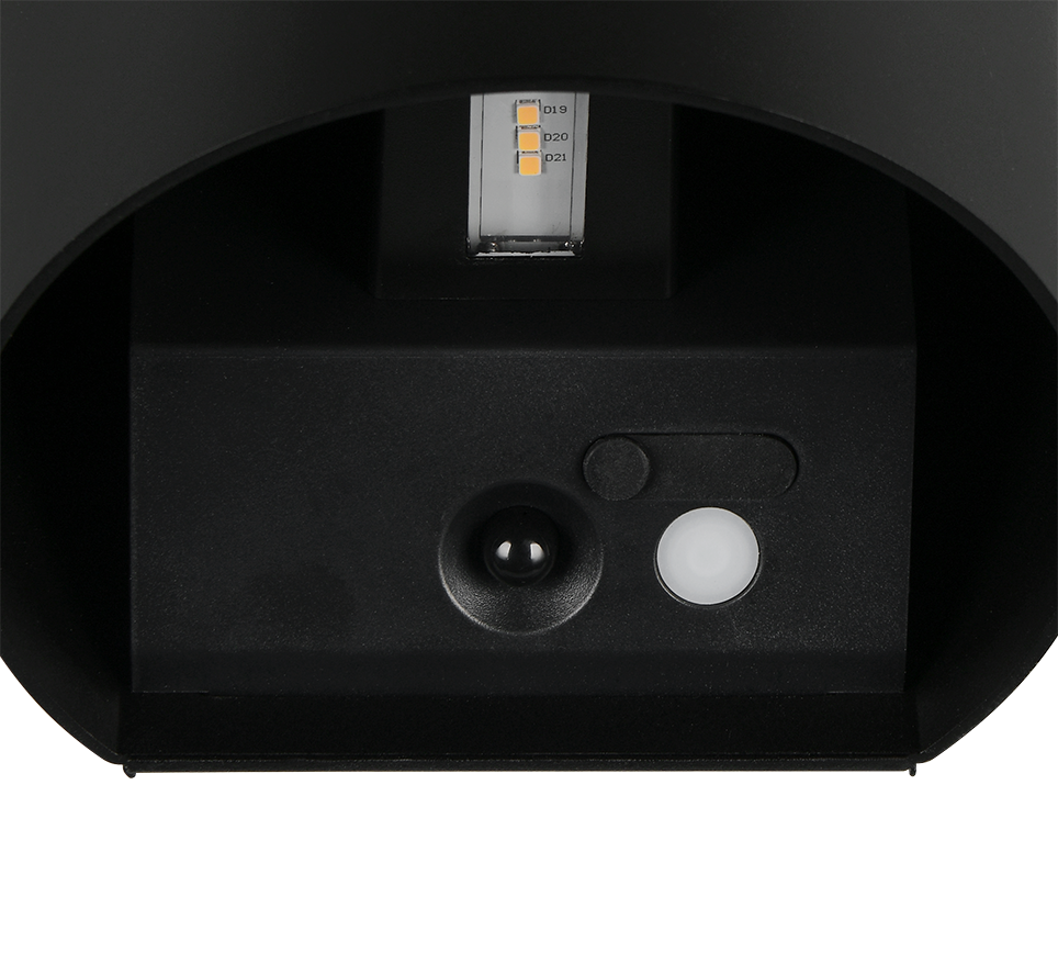 GENIE | Wall lamp | Black mat | Plastic