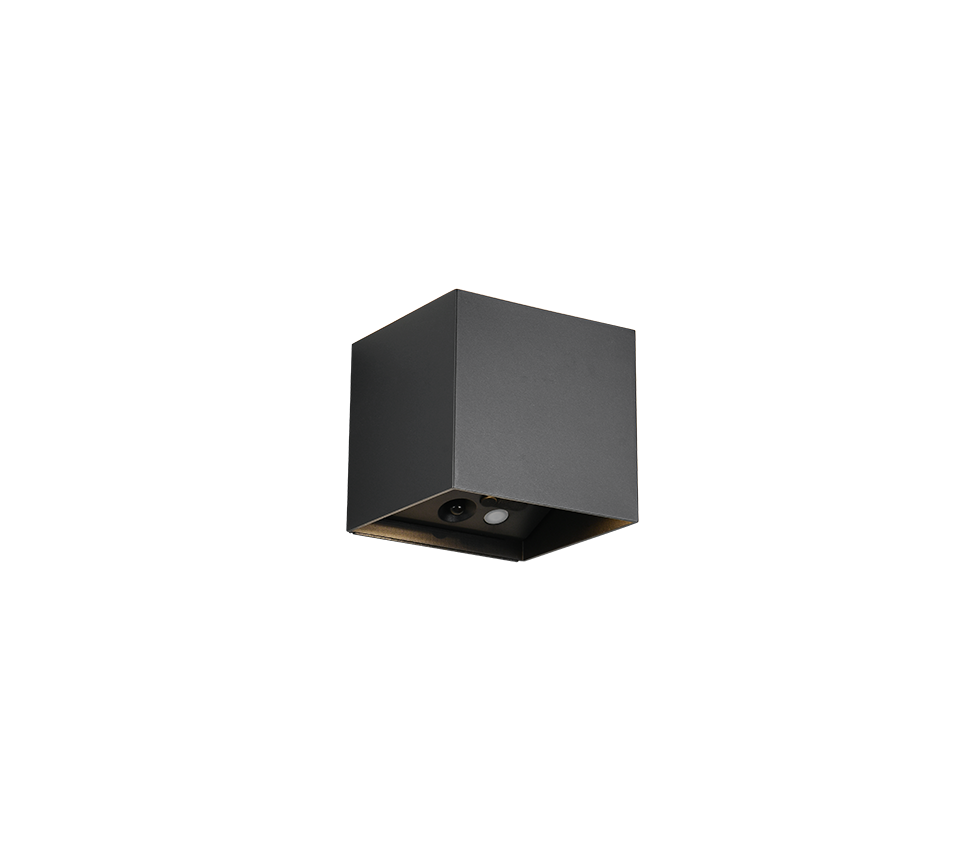 GENIE | Wall lamp | Black mat | Plastic