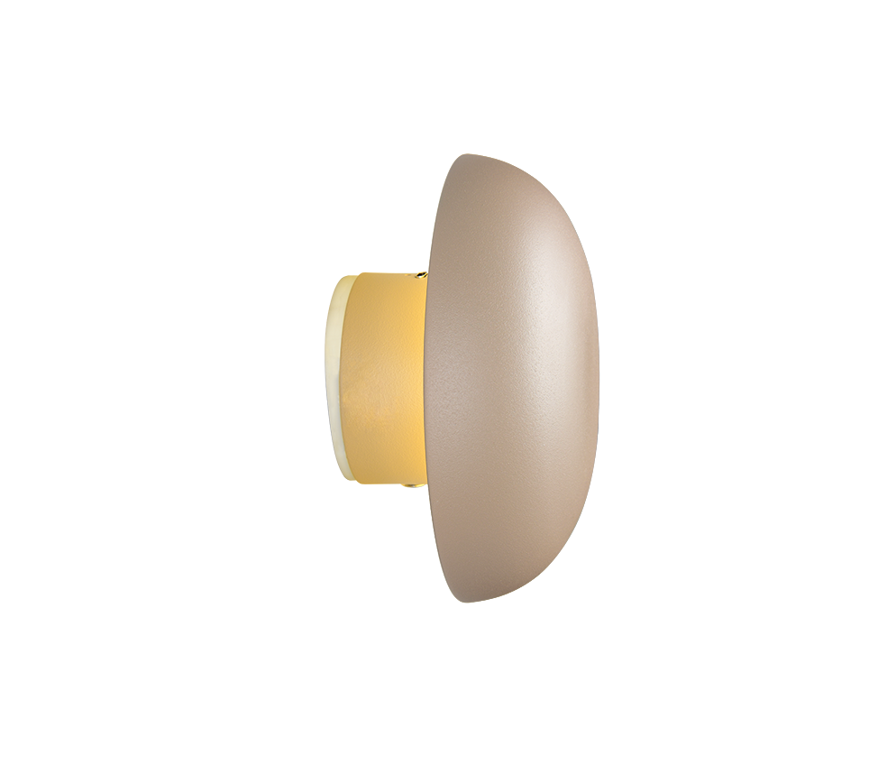 DAVEY | Wall lamp | Warm beige | Metal