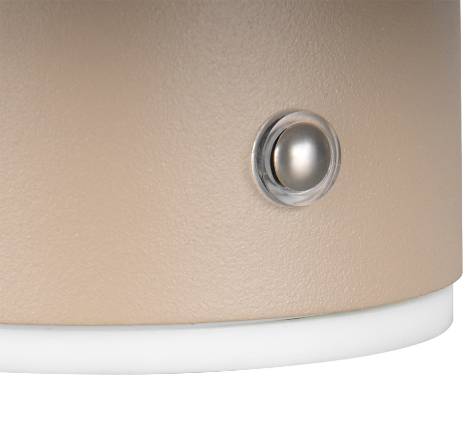 DAVEY | Wall lamp | Warm beige | Metal