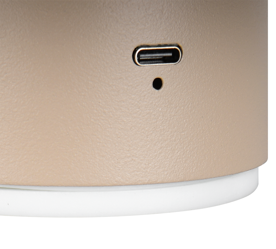 DAVEY | Wall lamp | Warm beige | Metal