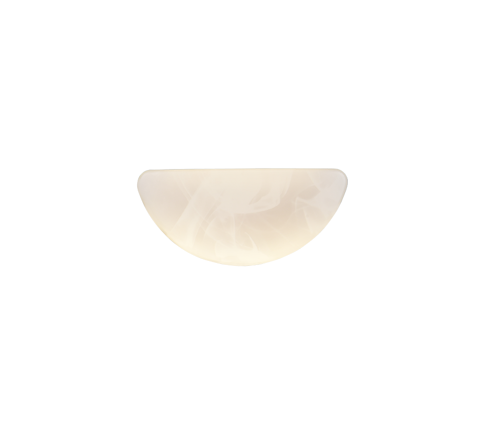 UMBRIA | Wall lamp | Alabaster coloured | Plastic