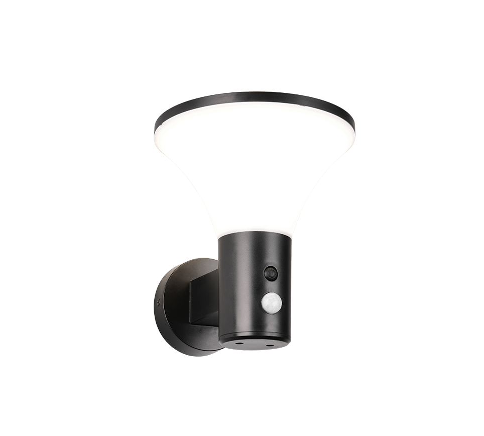 GORDA | Wall lamp | Black mat | Plastic