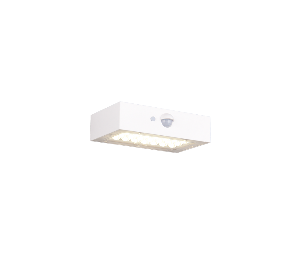 ELVAS | Wall lamp | White mat | Plastic
