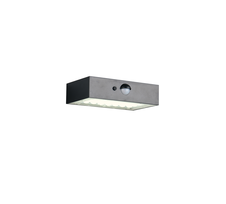 ELVAS | Wall lamp | Black mat | Plastic