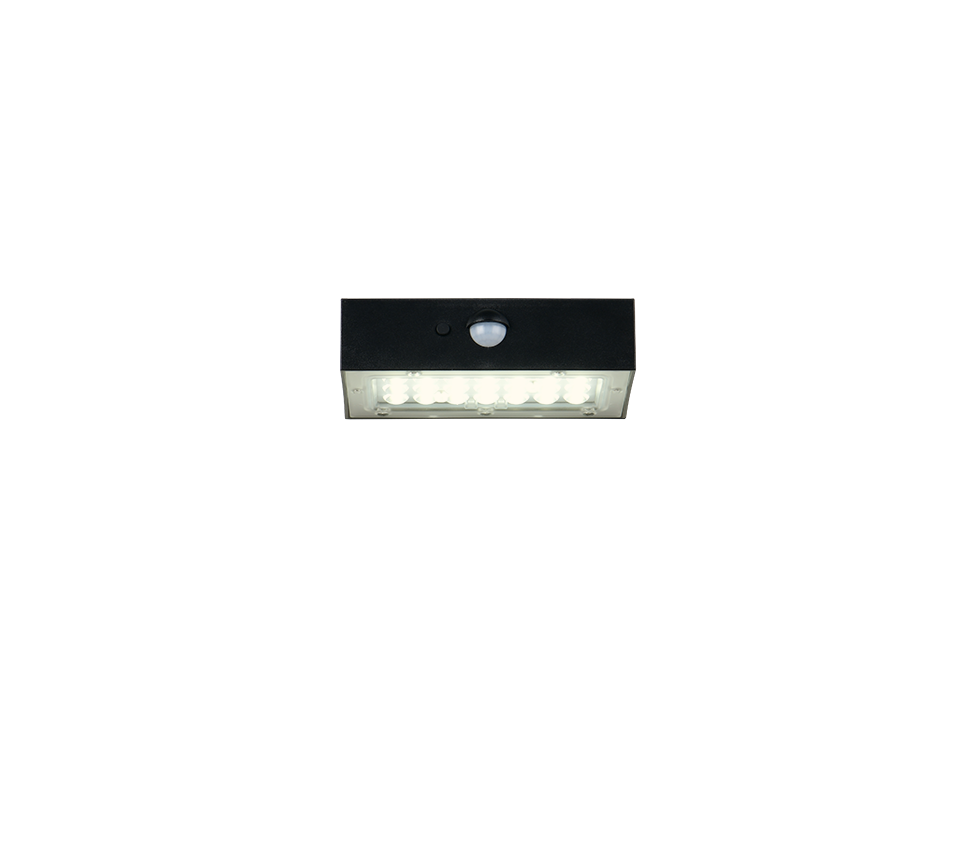ELVAS | Wall lamp | Black mat | Plastic