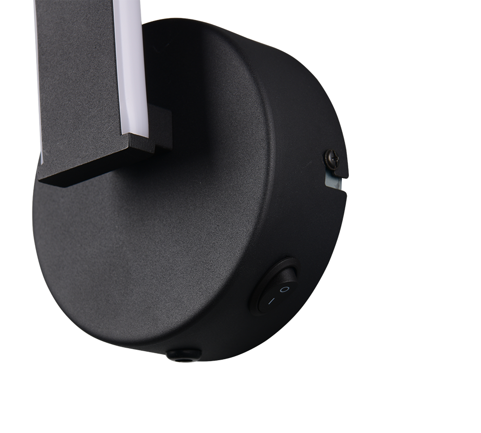 GINKO | Wall lamp | Black mat | Metal
